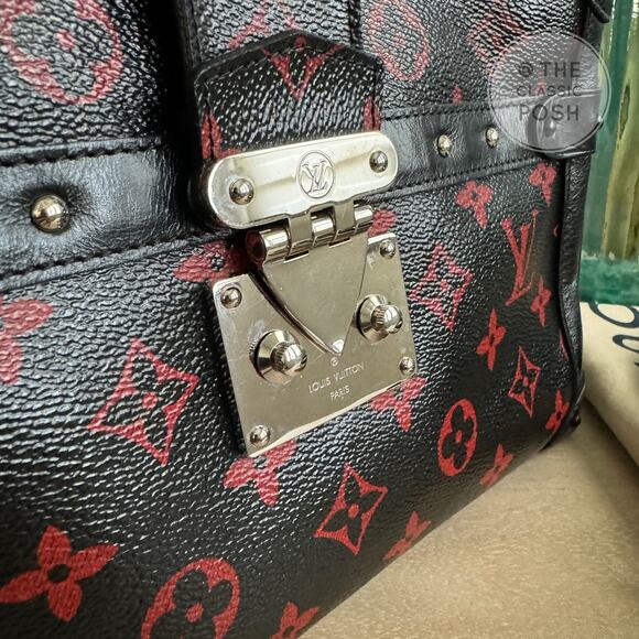 EUC Louis Vuitton Infrarouge Soft Trunk Clutch Bag GM Crossbody Shoulder - Picture 6 of 14